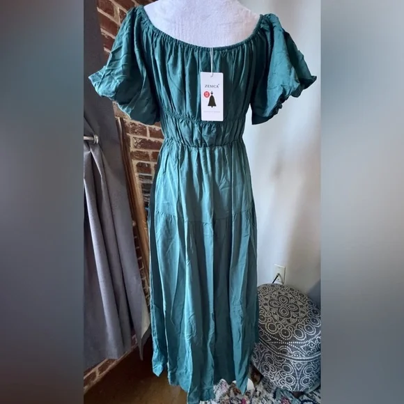 ZESICA Women's Sexy Boho-Beach Party Midi Dress-Size Medium - Picture 7 of 10